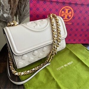 Tory Burch Fleming Small Quilted Leather Convertible Shoulder Bag